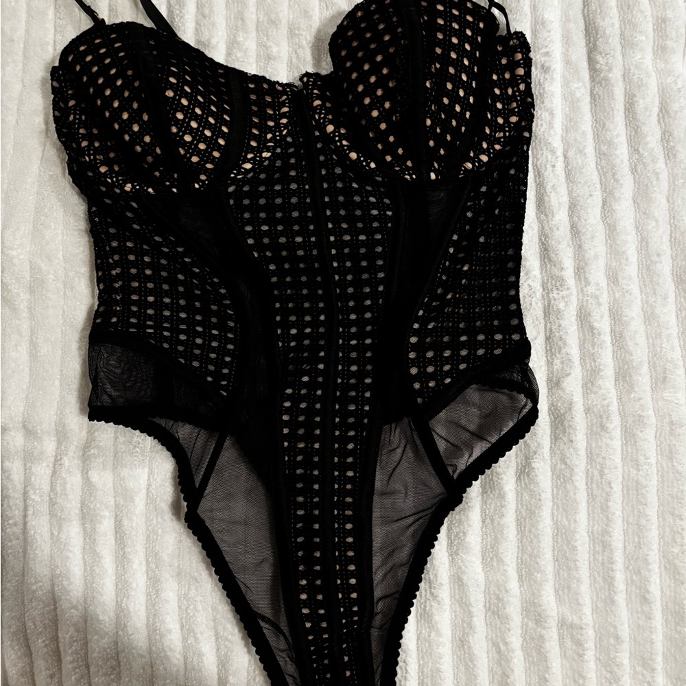 Victoria's Secret. Black Bodysuit. Lingerie. Size 36C.
